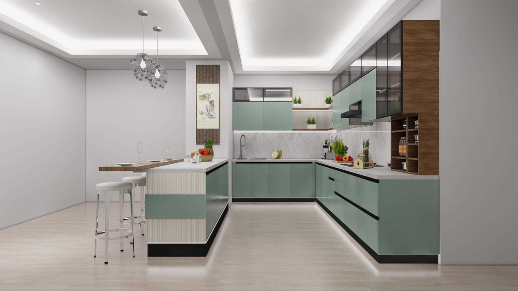 Island Modular Kitchen - Radon India-- Island Modular Kitchen-  Radon India