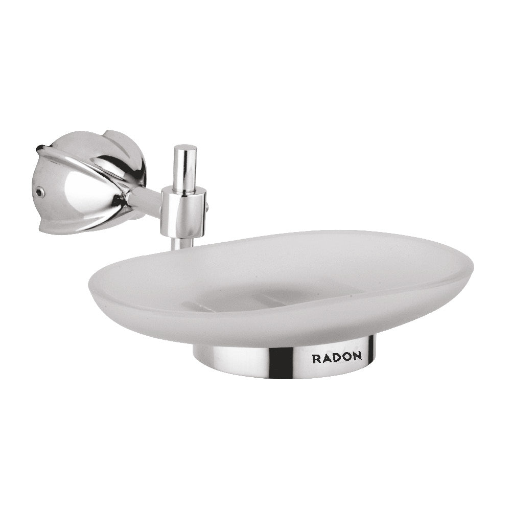BLOOM SOAP DISH (CHROME) - Radon India-- BLOOM SOAP DISH (CHROME)-  Radon India