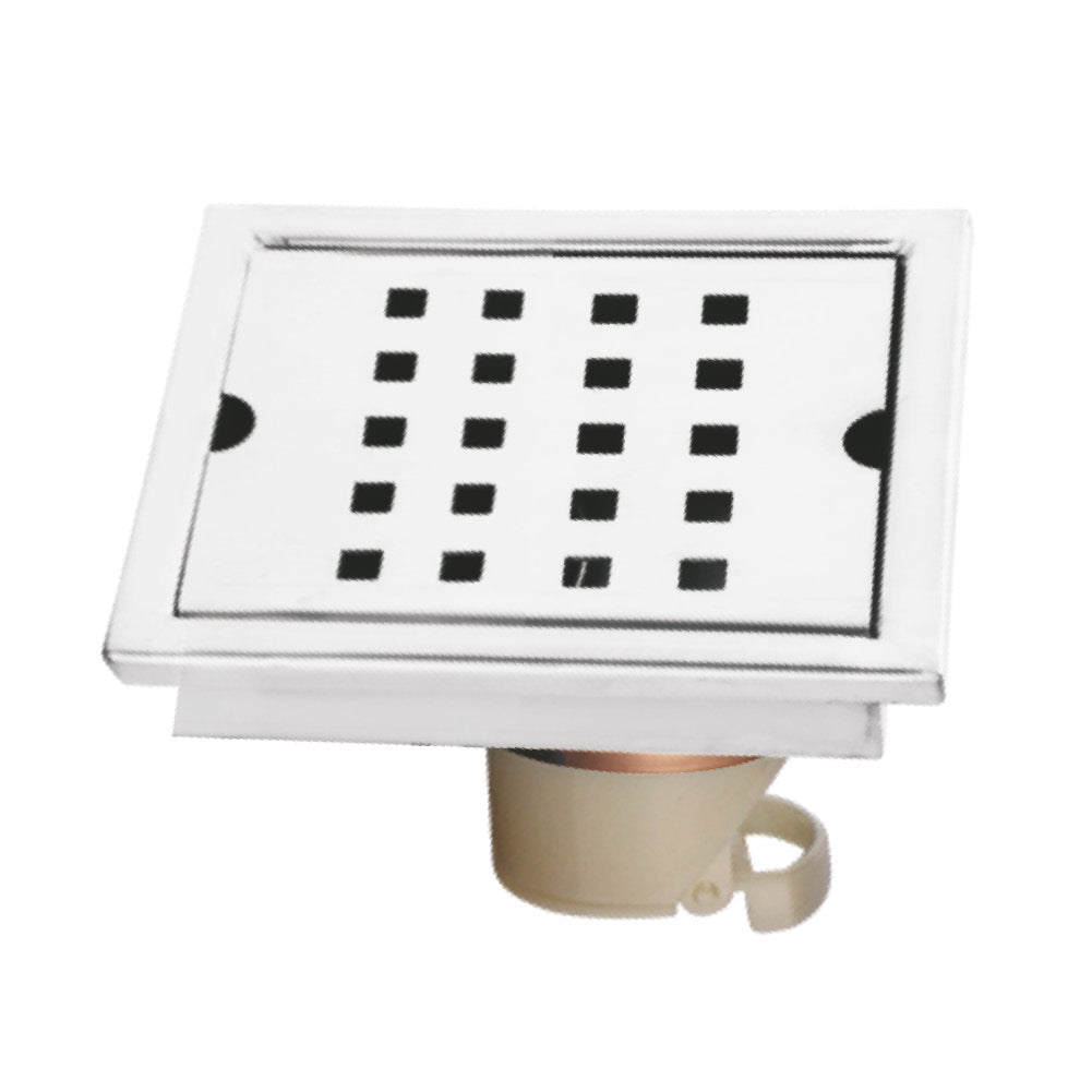 SQUARE SHOWER CHANNEL DRAINER 5x5 (CHROME) - Radon India-- SQUARE SHOWER CHANNEL DRAINER 5x5 (CHROME)-  Radon India
