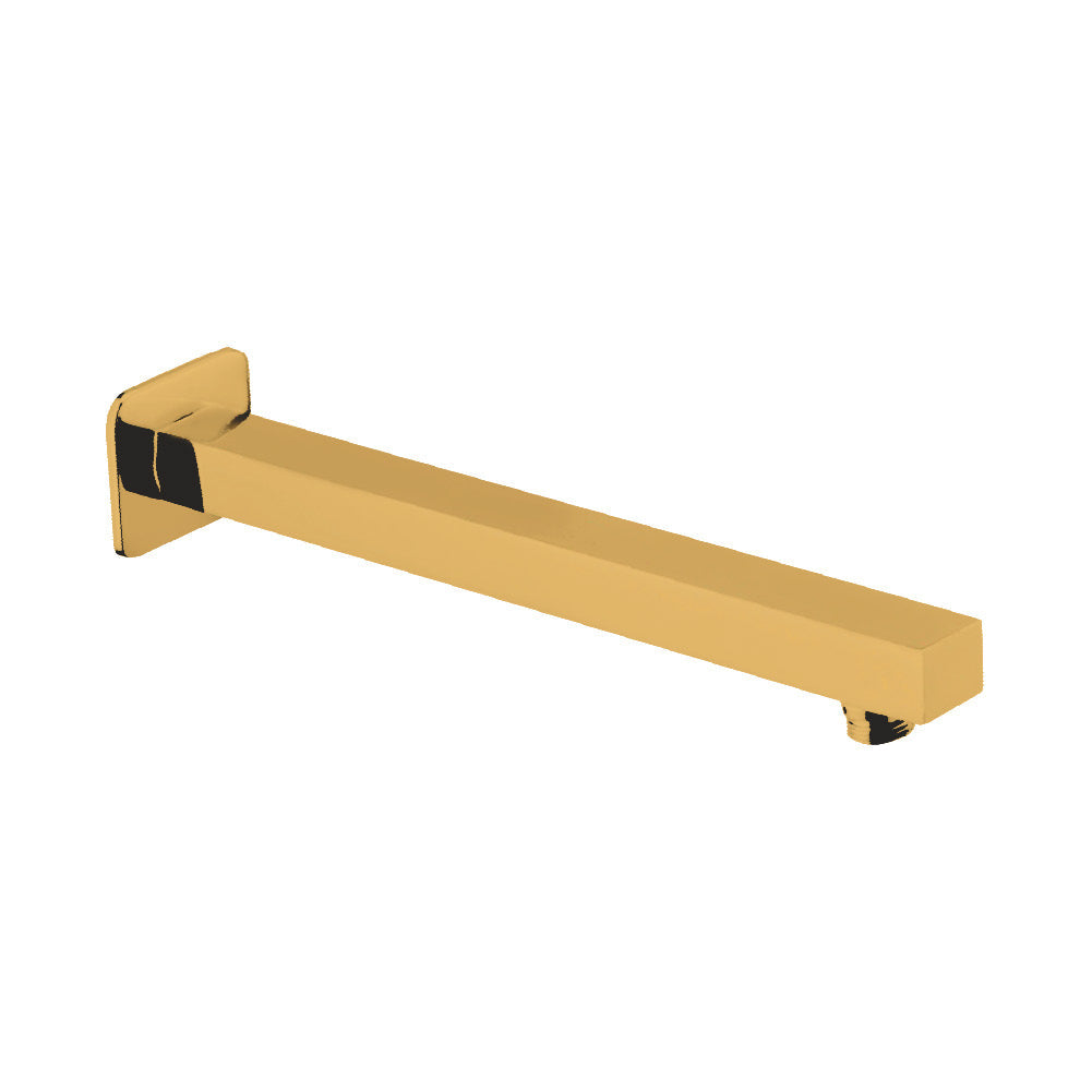 SQUARE SHOWER ARM BRASS 24 (GOLD) - Radon India-- SQUARE SHOWER ARM BRASS 24 (GOLD)-  Radon India