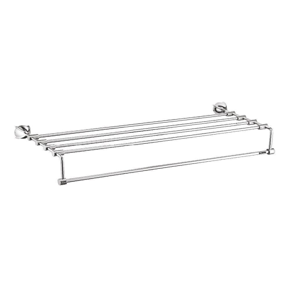 BLOOM TOWEL RACK 18 INCH (CHROME) - Radon India-- BLOOM TOWEL RACK 18 INCH (CHROME)-  Radon India