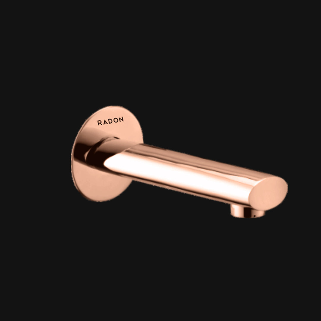 BENZ PLAIN SPOUT WITH FLANGE (ROSE GOLD) - Radon India-- BENZ PLAIN SPOUT WITH FLANGE (ROSE GOLD)-  Radon India